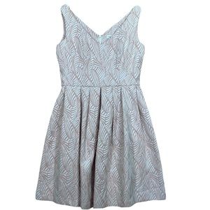 Calvin Klein Lined Pleated Full Skirt Party Dress